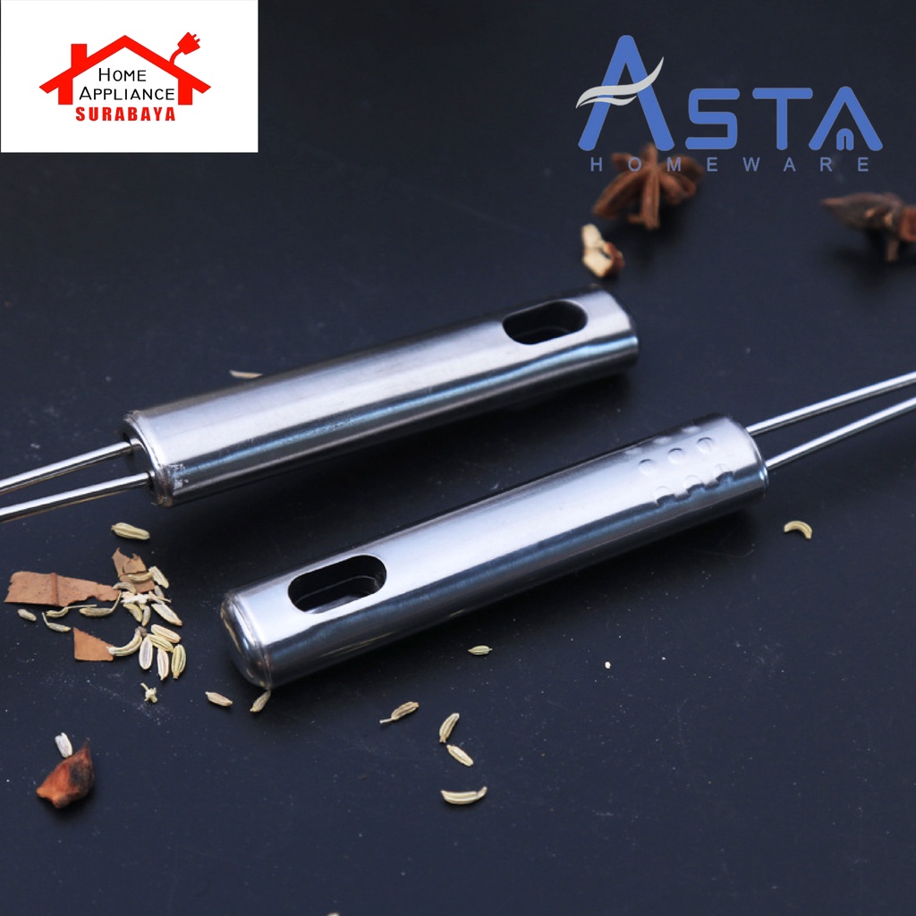 ASTA Oil Strainer - Saringan Tirisan Minyak Goreng / Serokan Masak Stainless Steel Tahan Panas 16CM / 21CM