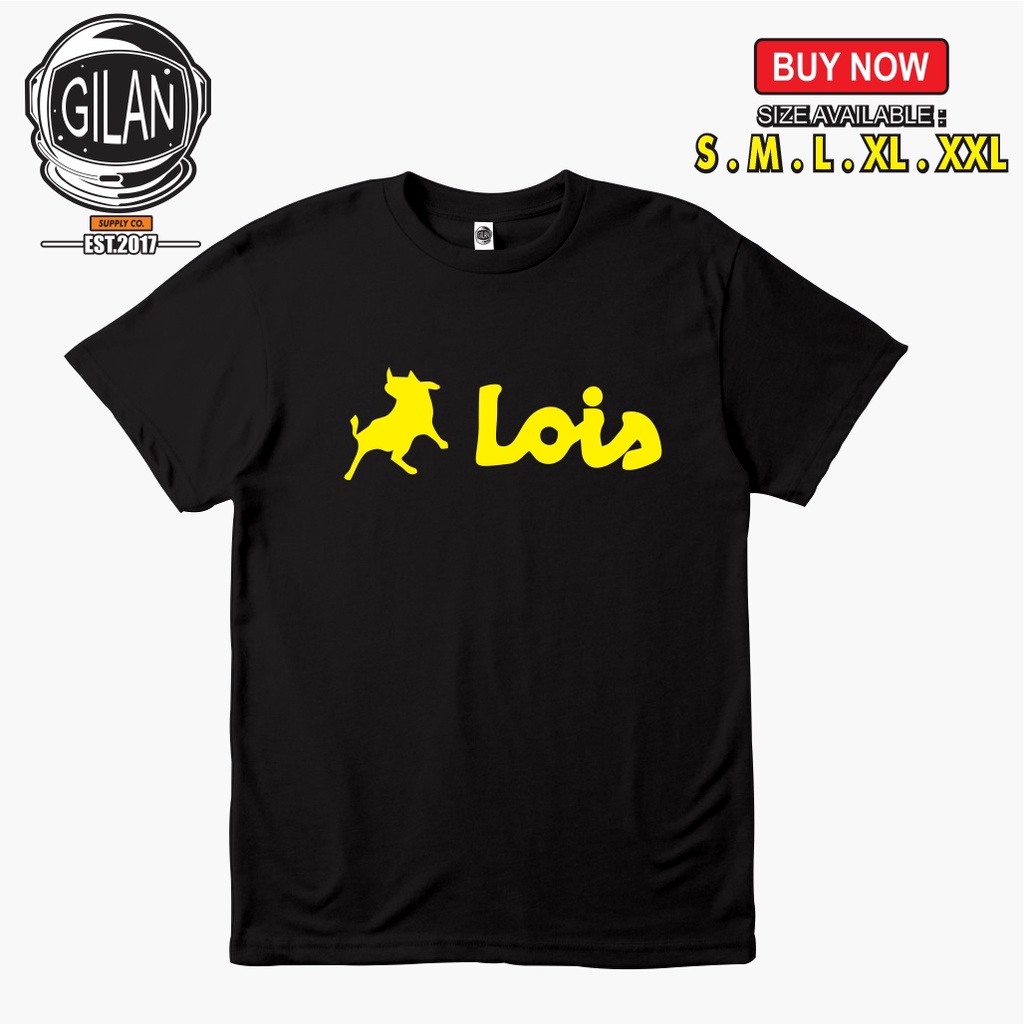 KAOS BAJU DISTRO LOIS LOGO JEANS -