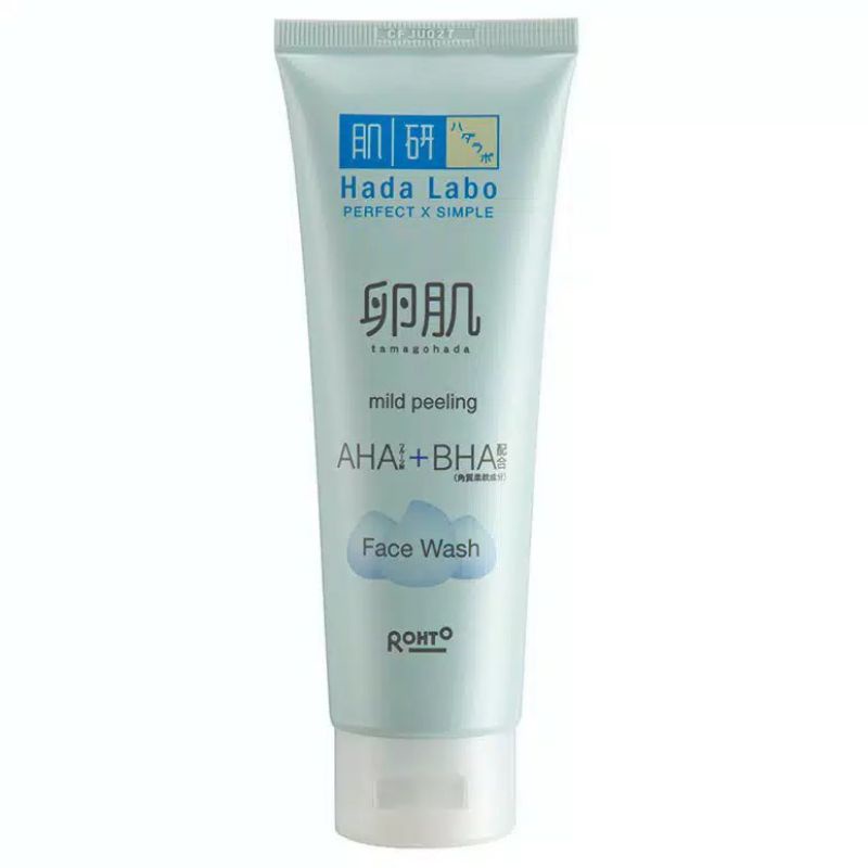 `ღ´ PHINKL `ღ´ Hada Labo Tamagohada AHA/BHA Face Wash skincare import made in japan cocok untuk kulit sensitif memutihkan mencerahkan putih