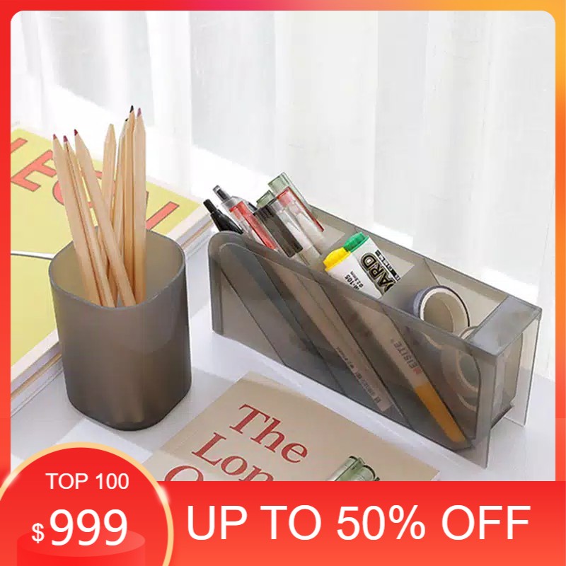 

Kotak Organizer Transparan Multifungsi Holder Pensil/Stationery Untuk Pelajar/Kantor - FOXY.MART