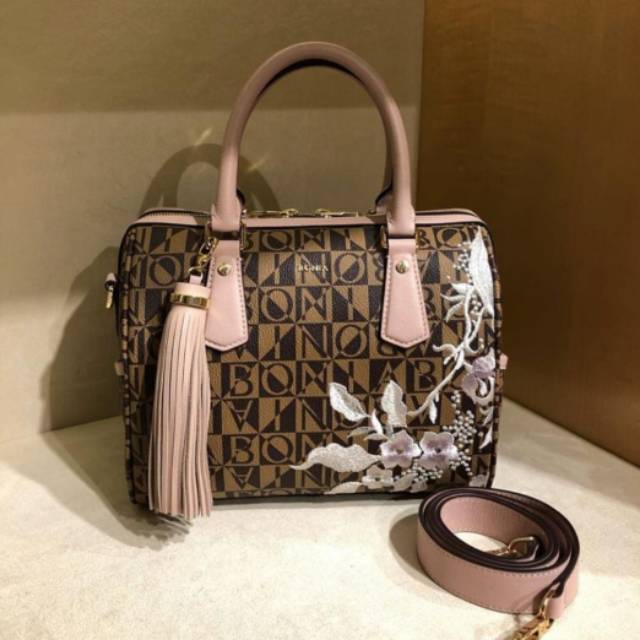 Preloved Tas Bonia speedy bordir, original