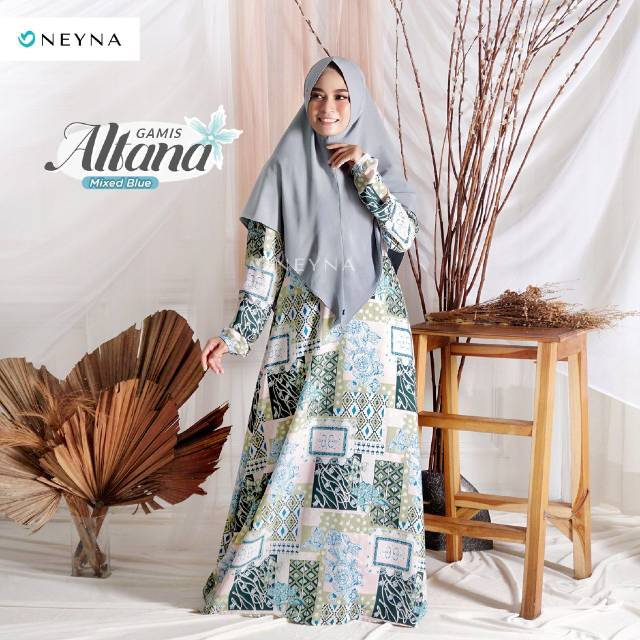 Gamis Altana by Neyna, gamis branded, gamis couple ibu dan anak