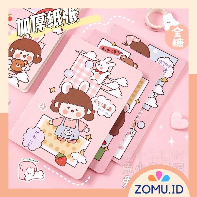 

Notebook A5 Cute Cartoon Korea Student Notepad Buku Catatan Diary Murah