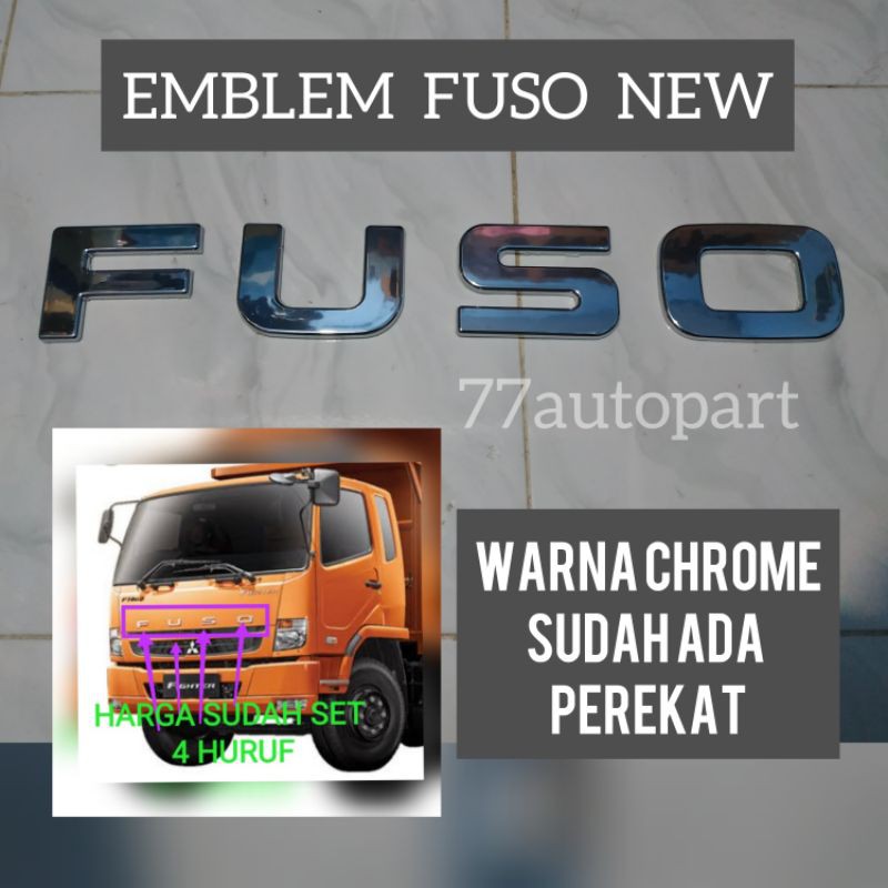 Emblem set fuso turbo intercoller new