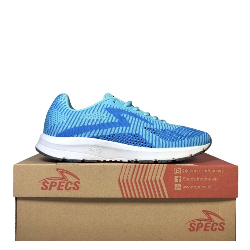 Sepatu Running Lari Specs Overdrive Blue 200532 ORIGINAL BNIB