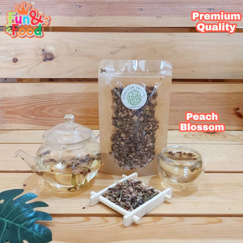 

Tea Premium Quality Teh Bunga Persik Kering Dried Peach Blossom Flower