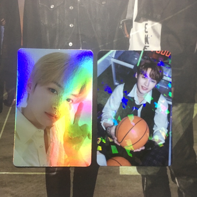 Photocard Stray Kids Lee Know Nacific x Stray Kids hologram & Christmas Evel official