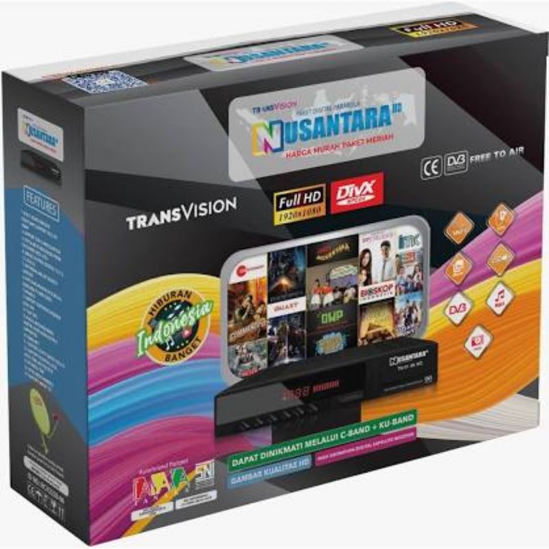 Receiver Transvision Nusantara HD (BlackBerry)