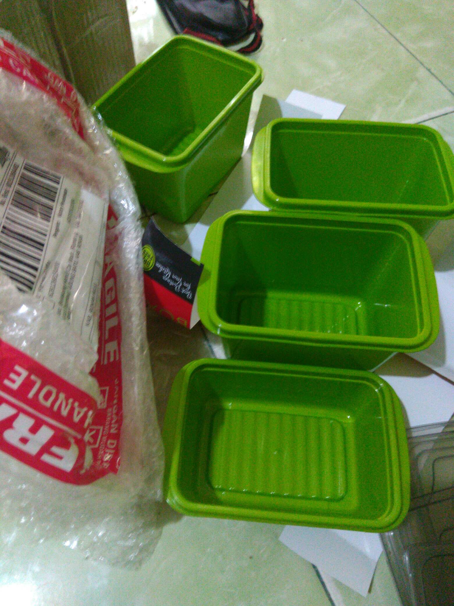 Kotak Penyimpanan Makanan - Kotak Makan Victory Food Box 1000ml (1 Set Isi 3)