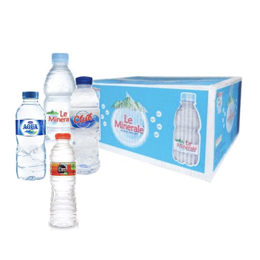 Jual Minuman Botol Air Mineral 330ml Aqua Ades Cleo Le Minerale Shopee Indonesia 4244