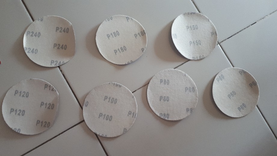 Hss Amplas Velcro Grit 60 Amplas Bulat Tempel Mesin Gerinda - Satuan