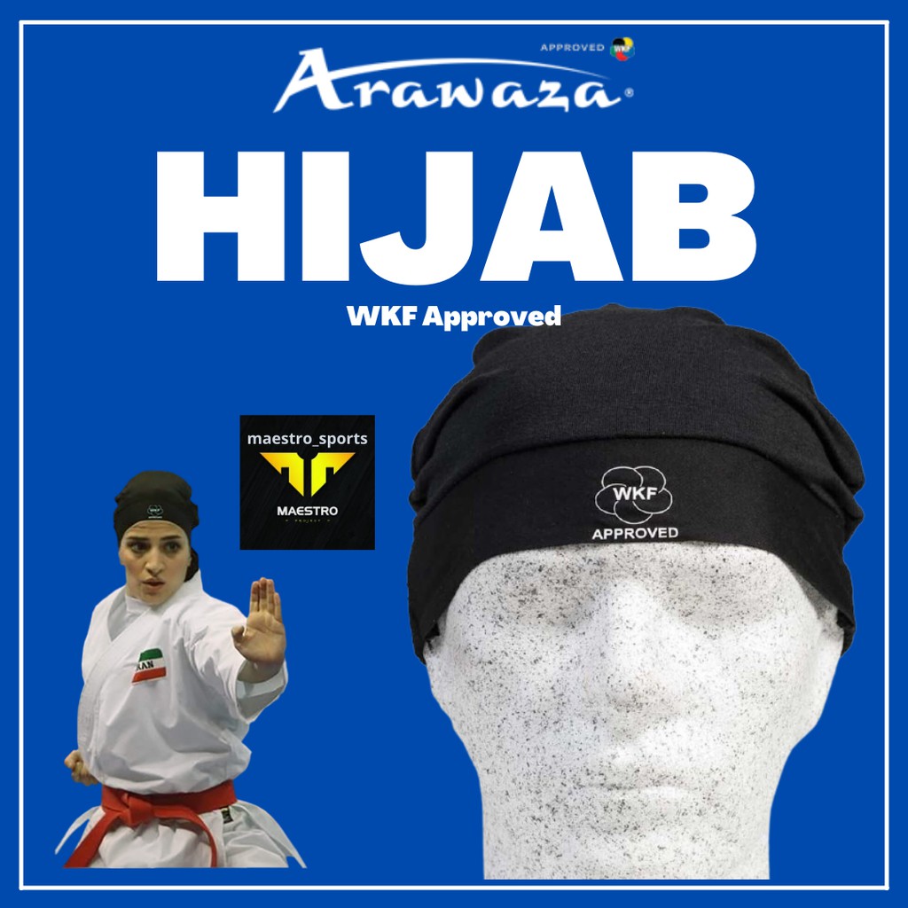 Arawaza Hijab - WKF approved