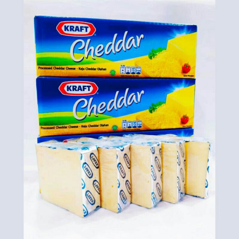 

KEJU KRAFT CHEDDAR REPACK 250.G ( kemasan vacum )