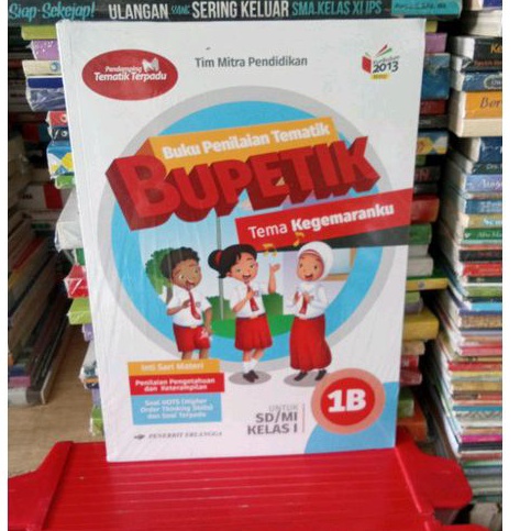 BUKU BUPETIK TEMA KEGEMARANKU 1B UNTUK SD/MI KELAS 1 ERLANGGA