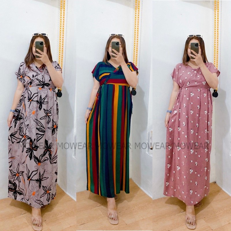 MOWEAR - KIMONO DRESS PANJANG MOTIF / KIMONO PANJANG / DASTER KIMONO RAYON BUSUI / KIMONO RAYON