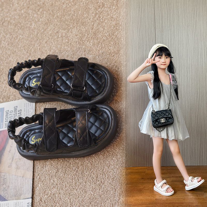 【FREE BOX IMPORT】Sandal Double Strap Fashion Anak Import (SIZE 26-36)