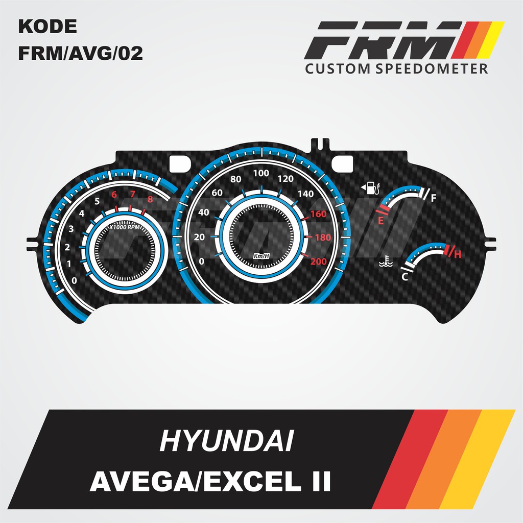 Custom speedometer hyundai AVEGA EXCELL II NEW VERNA