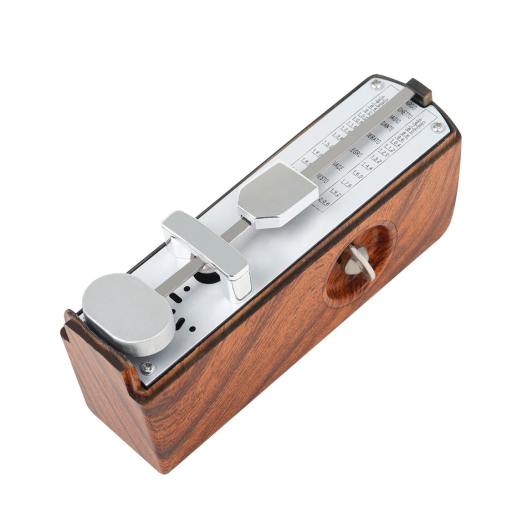 Metronome Mekanikal Portabel Tinggi 11cm Untuk Gitar Piano