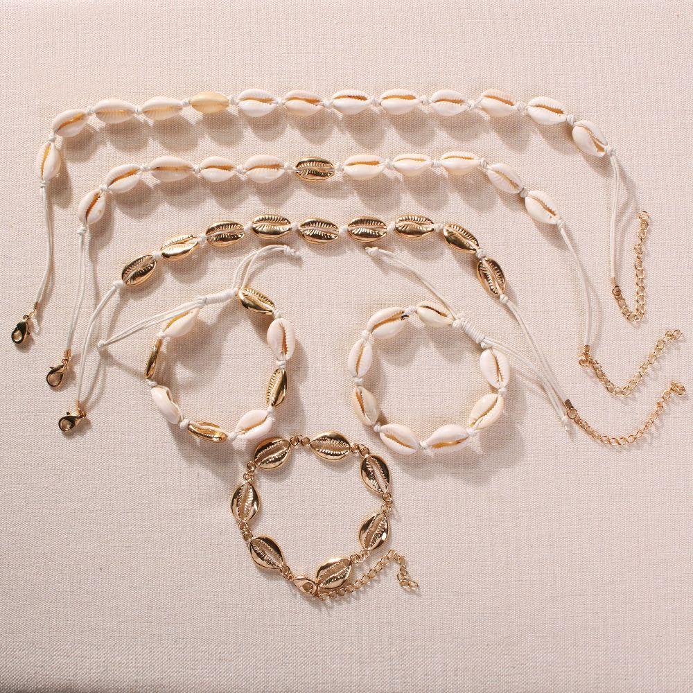 Preva Shell Kalung Fashion Bohemian Perhiasan Kerang Keong