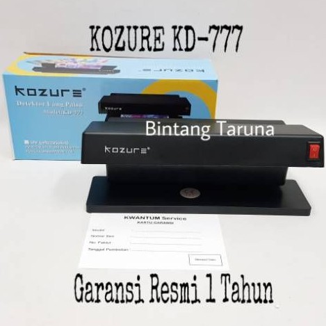 Money Detector Kozure KD-777 Alat Deteksi Uang Palsu UV Kozure KD777