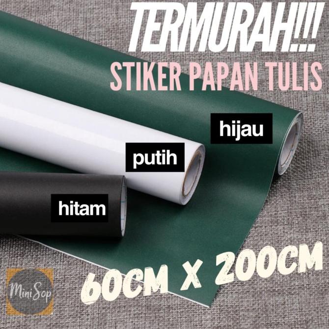 

TERBARU STIKER PAPAN TULIS WHITEBOARD BLACKBOARD KAPUR STICKER 60X200CM/PULPEN GEL/PULPEN LUCU/PULPEN 1 PACK/PENSIL WARNA/PENSIL 2B/PENGHAPUS JOYKO/PENGHAPUS LUCU/RAUTAN PENSIL PUTAR/RAUTAN ELEKTRIK/SPIDOL WARNA/SPIDOL PERMANEN/SPIDOL