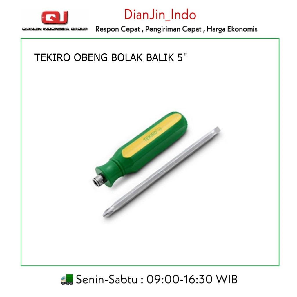 OBENG BOLAK BALIK HIJAU TEKIRO