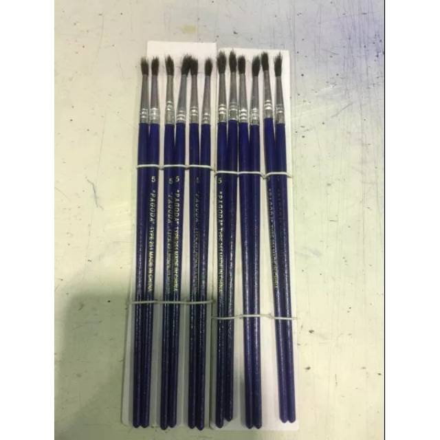

1/2 lusin kuas lukis pagoda no 5 / kuas cat air pagoda