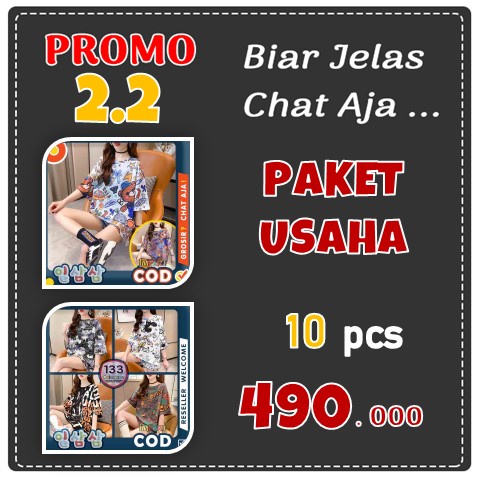 Paket Usaha Baju Tidur Korea | Paket Bisnis Pakaian IMPORT