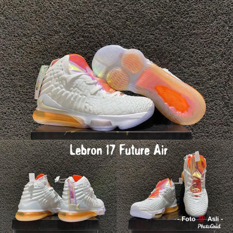 sepatu basket anak dewasa nike lebron 17 future air gs kids youth