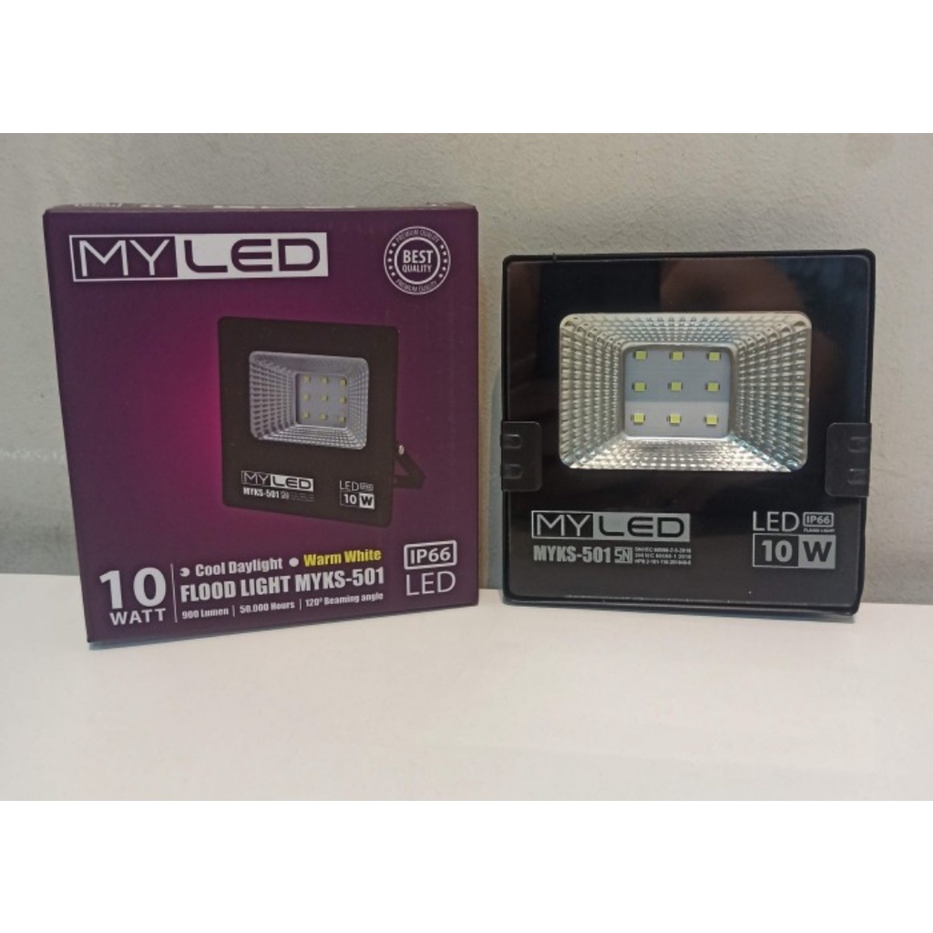 MyLed Lampu tembak led 10watt / lampu sorot led 10 watt / led sorot 10watt