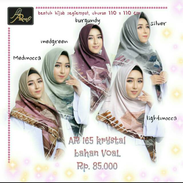 Hijab Ar Rafi AR 165 voal New