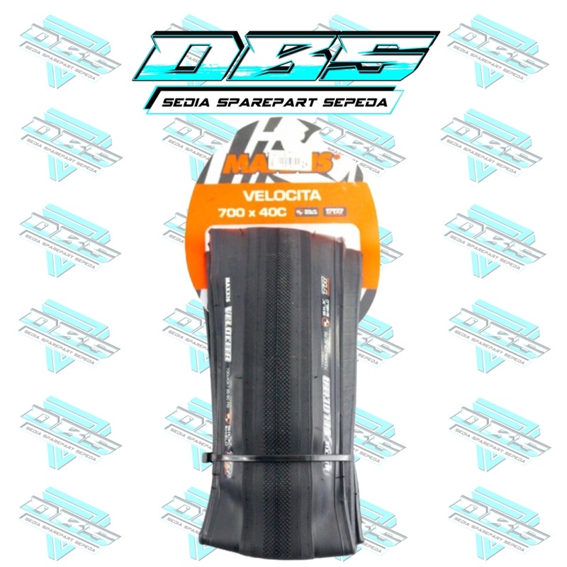 BAN LUAR MAXXIS VELOCITA 700X 40C BLACK TIRE HYBIRD 700C