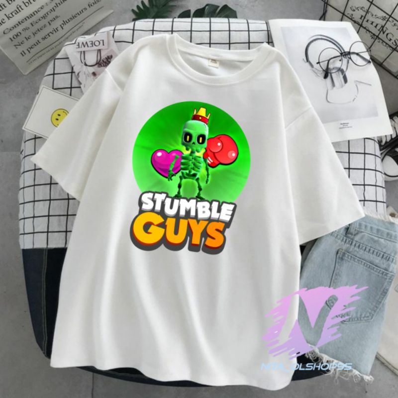 kaos STUMBLE GUYS baju kaos anak skin stumble guys