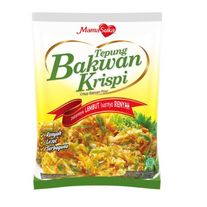 

MAMA SUKA TEPUNG BAKWAN 100 GR HARGA SUDAH TERMASUK PACKING
