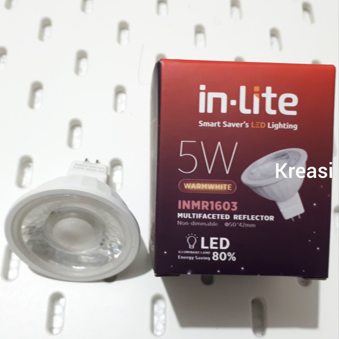 LAMPU MR16 IN-LITE 5W / 5 WATT INMR1603 - KUNING