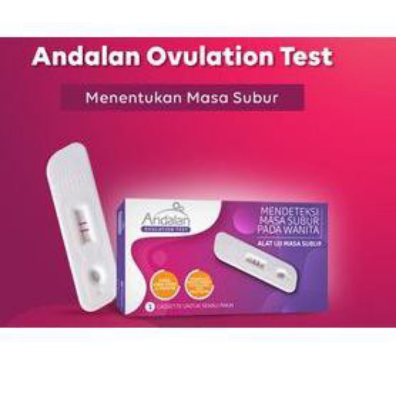 Tes Kesuburan Andalan Ovulation test / Kesuburan Wanita Fertility / Alat Uji masa subur Andalan