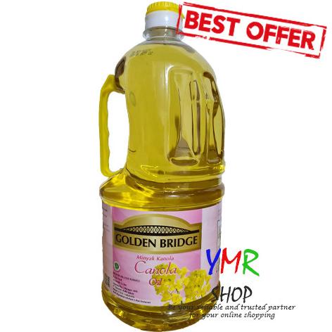 

BAYAR DITEMPAT Golden Bridge Canola Oil 2L Halal Impor - Minyak Kanola DISKON