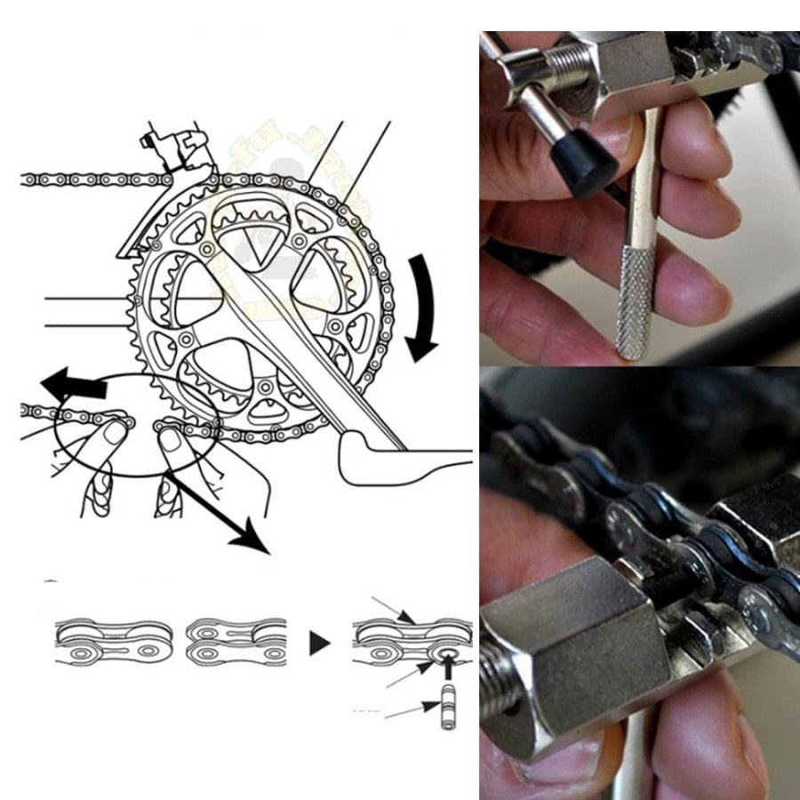 Pemotong Rantai Sepeda Chain Breaker Kunci Alat Potong Rantai Cutter Pembuka Rante Motor