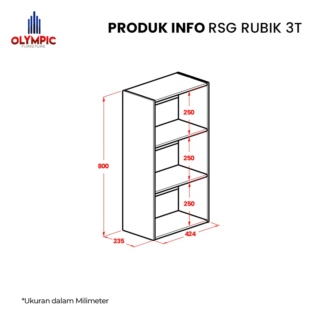 Olympic Paket Hemat Kamar - Nakas &amp; Rubik Series