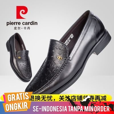 Sepatu Pria Import Kasual Pierre Cardin Original Bisnis Formal Kulit Sepatu Slip-On