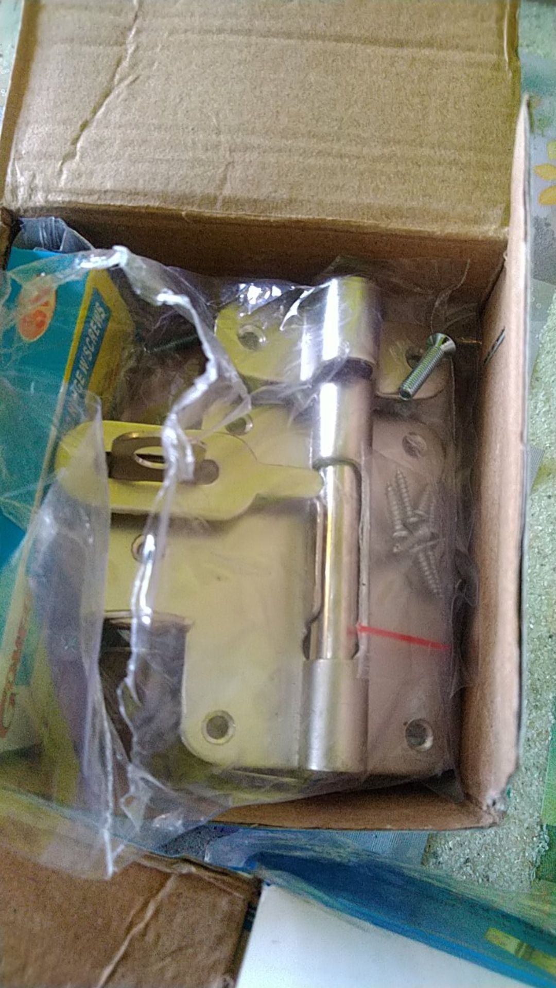 Grendel Overval Overpal Operval Operpal 4 Inch Tebal 1,5 Mm Baja Crom Nikel Gembok 175 Gram 10,5x9cm