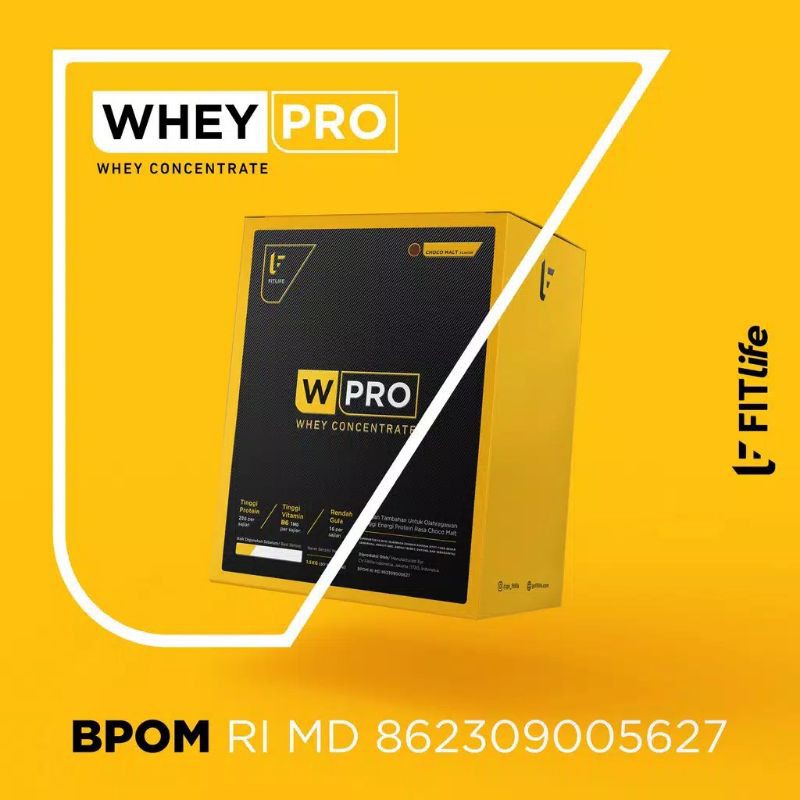 

Fitlife Wpro Whey Pro Consentrate 1.5kg 50 serving Matcha/ chocolate