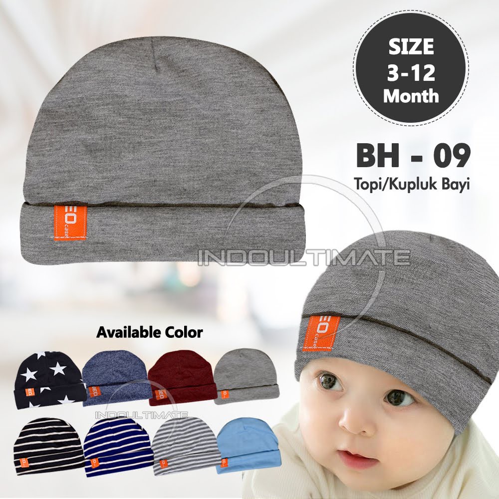 Topi Bayi Topi Kupluk Bayi BH-09 Topi Bayi Baru lahir Topi Bayi Laki Laki Topi Bayi Cowok Cewek