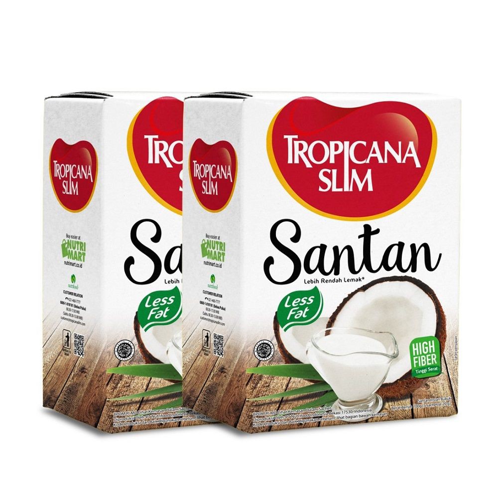 

Tropicana Slim Santan Less Fat