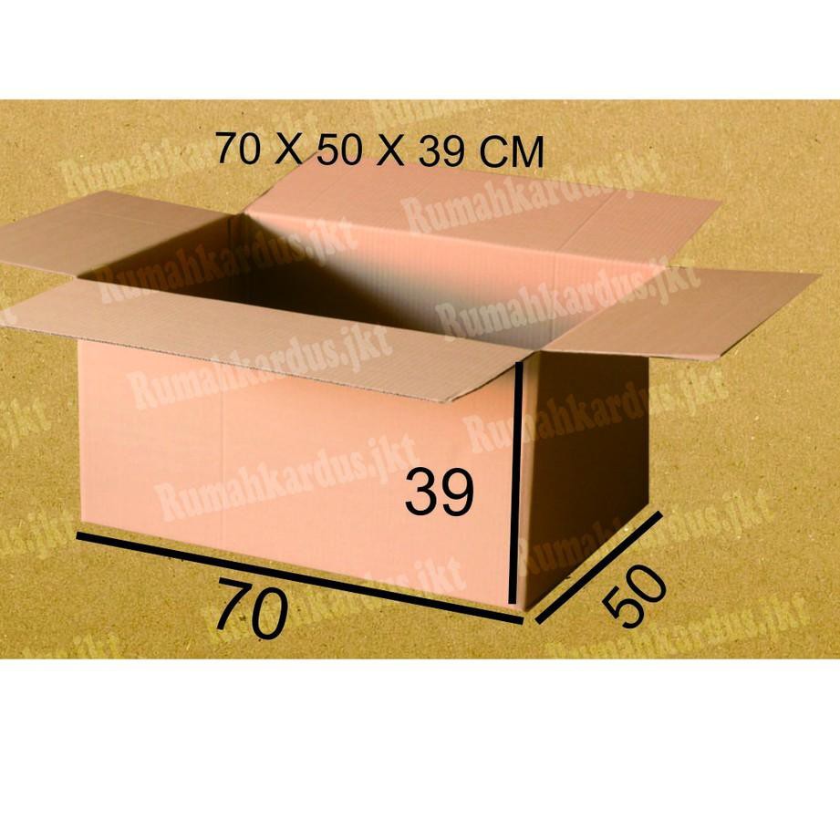 

0CC KARDUS | BOX | KARTON PACKING POLOS BESAR 70X50X39 BARU BK RCR