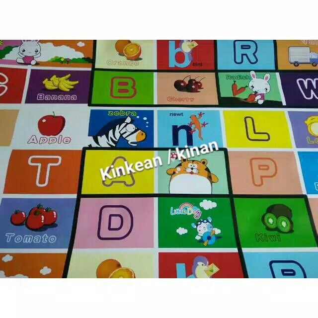 Karpet Spons Plastik Motif Karakter 120x150