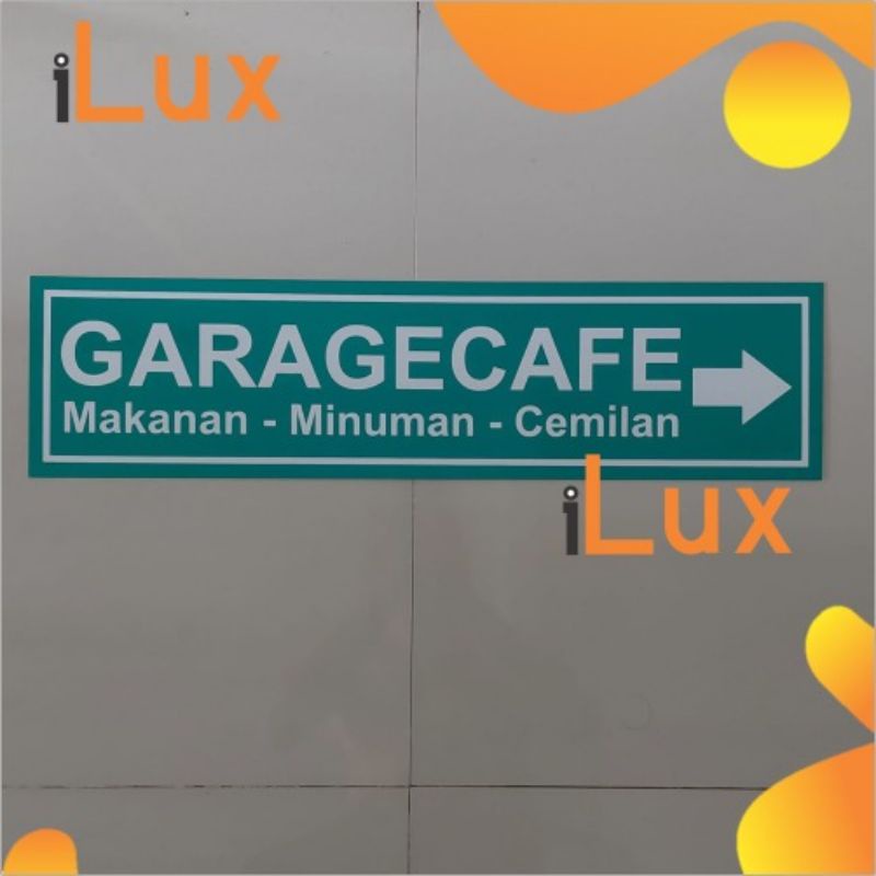 CUSTOM PLANG NAMA JALAN 2 SISI BOLAK BALIK