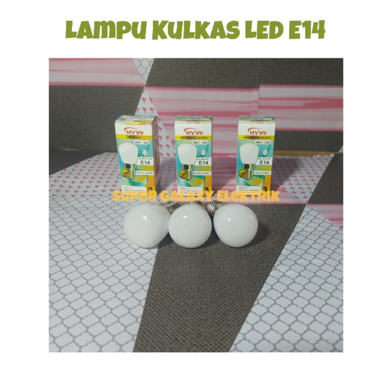 LAMPU KULKAS LED 3W E14 / LAMPU TIDUR LED E14