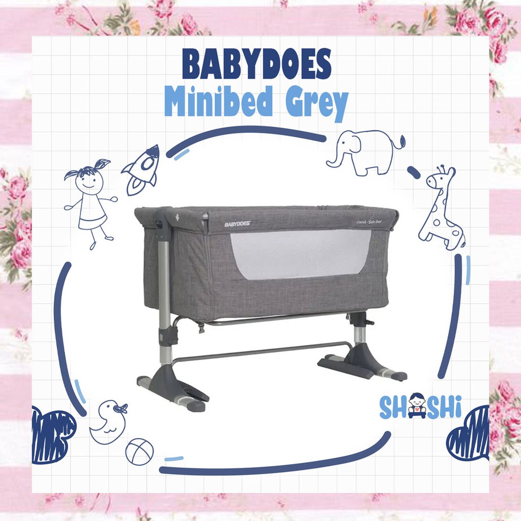 Sewa BabyDoes Minibed Grey