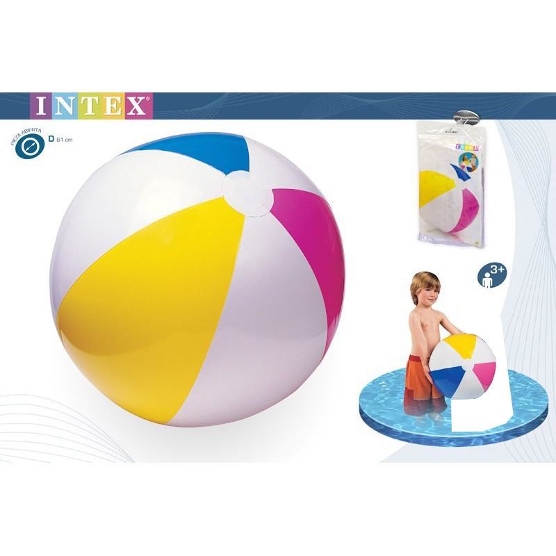 Mainan Anak Bola Pantai INTEX 51 Cm - Bola Plastik Tiup Anak - Bola Renang - Bola TIup Mainan ANak INTEX 51 cm